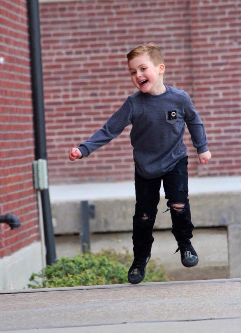 Black Distressed BOYS Skinny Jeans/baby Distressed Jeans/baby Etsy