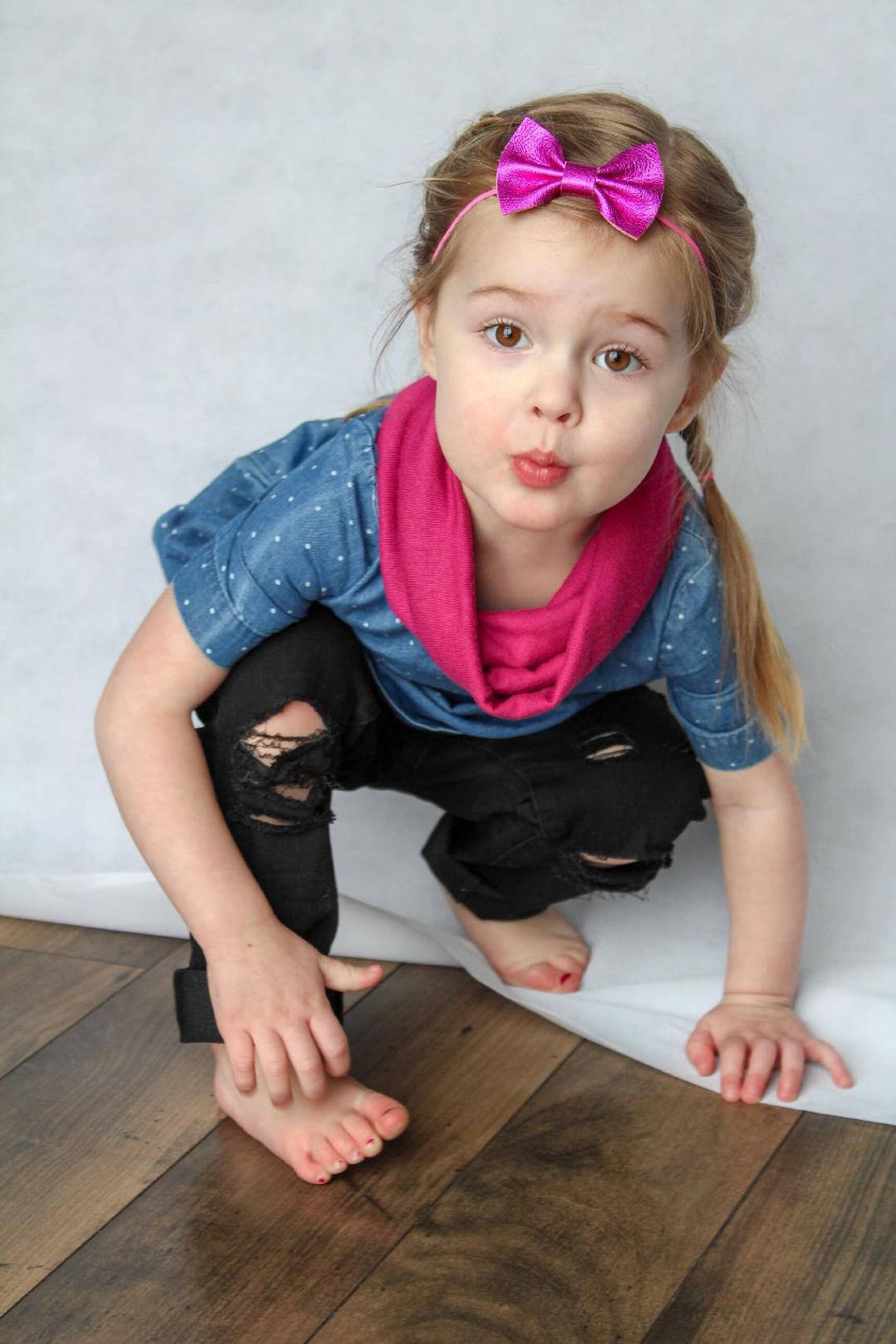 Girls black skinny distressed Jeans Size/black jeans/toddler Etsy