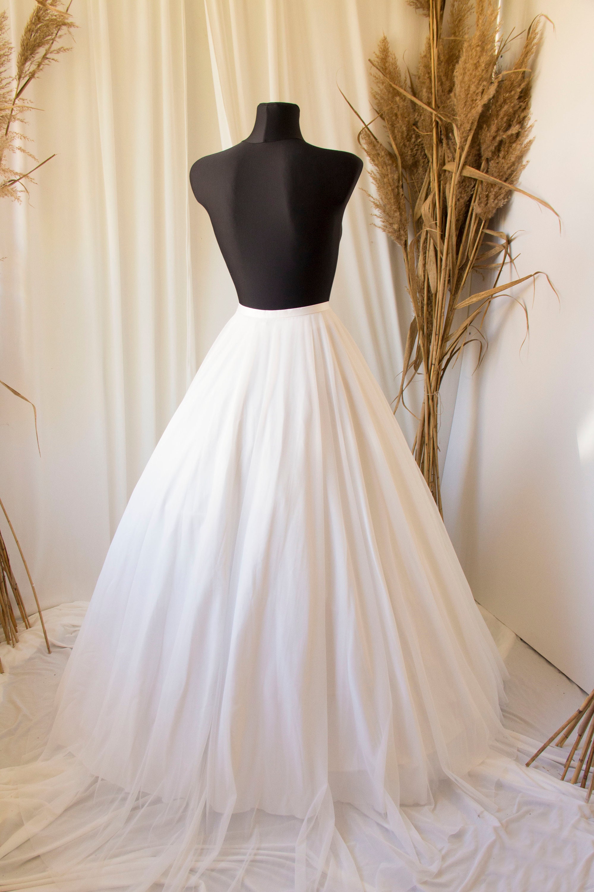 Tulle Skirt Ball Gown Skirt Ivory Wedding Skirt Wedding | Etsy