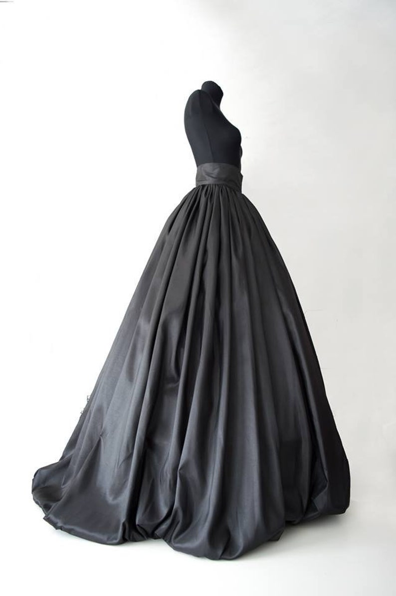 taffeta ball gown skirt