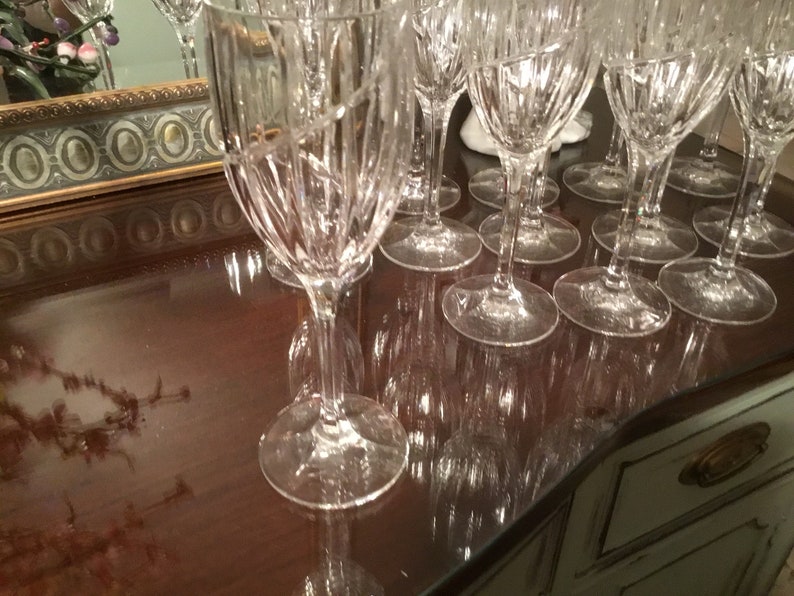 Miksa Uptown Design 14 Piece 9 White Wine Crystal Wine Etsy