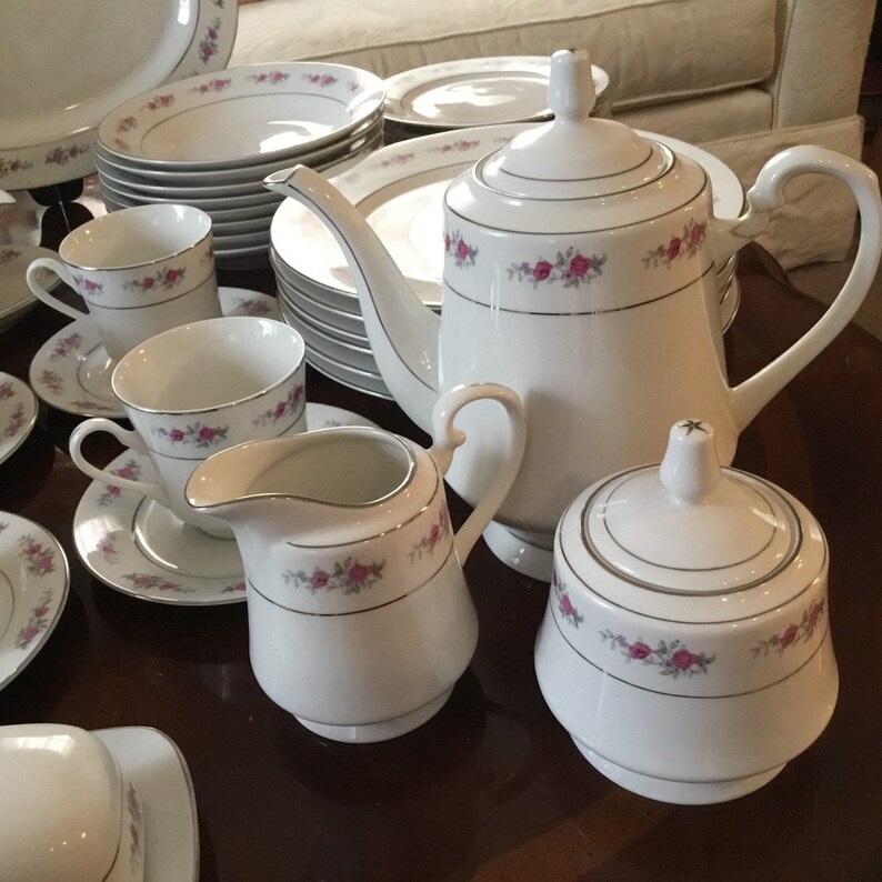 Vintage China Set Royal Cathay 50 Piece Serving Set Etsy