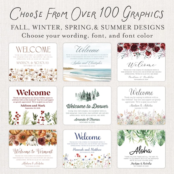 Welcome Message Sticker Welcome Stickers - Etsy
