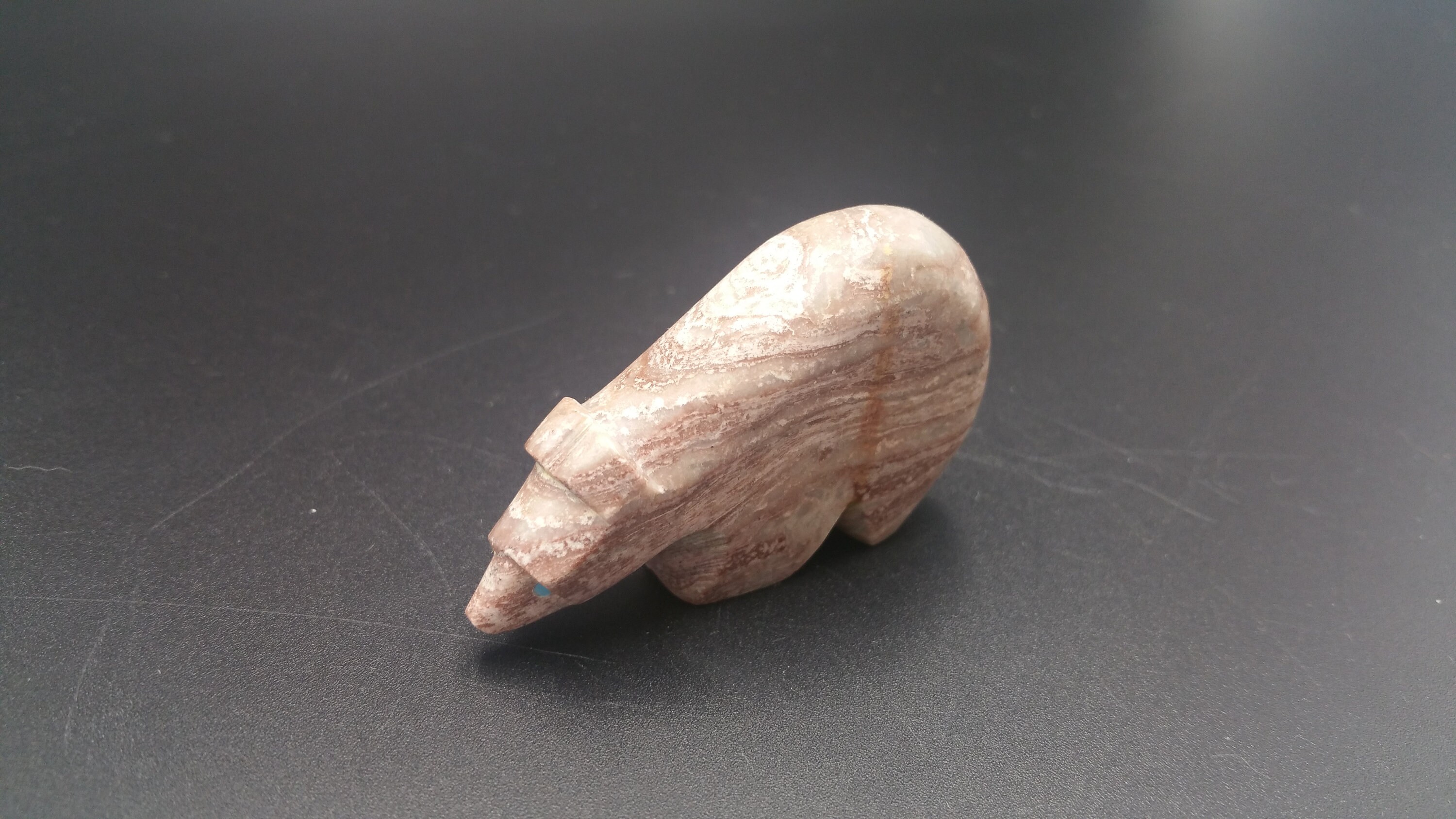 Native American Bear Zuni Fetish Animal Guide Healing Totem - 