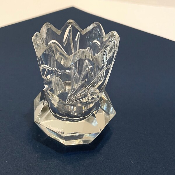 Cut Glass Toothpick Etsy