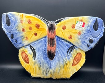 Large Butterfly Wall Pocket Vase Made in Italy