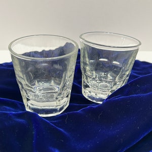 ECODESIGN-US Set of 2 Gibraltar Rocks/Espresso Glasses - 4.5 Ounce - for Cortado Coffee Shots - w/Coasters