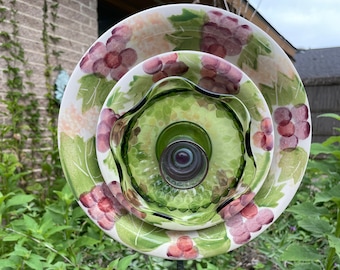 Glass Plate Garden Flower