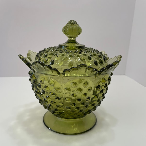 Fenton Candy Dish Etsy