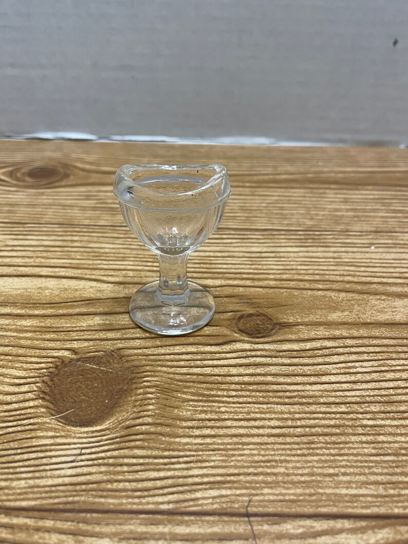 Vintage Glass Eye Wash Cup Marked With a G Etsy