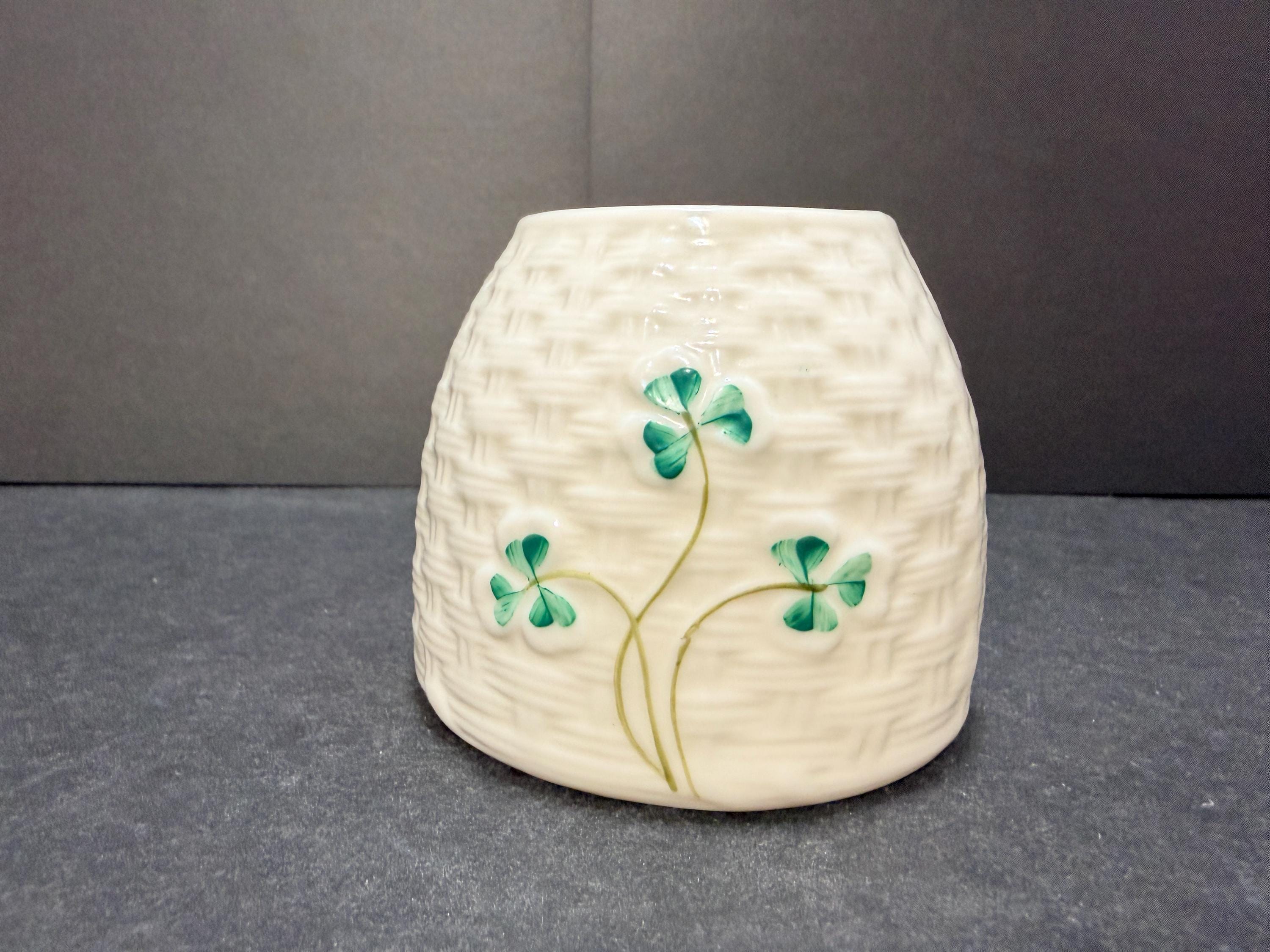 Irish Belleek Honey Pot - Etsy