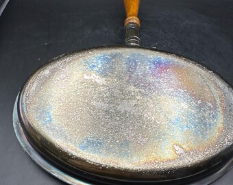 Silverplated Silent Butler Crumb Catcher F.B. Rogers Crest on Top