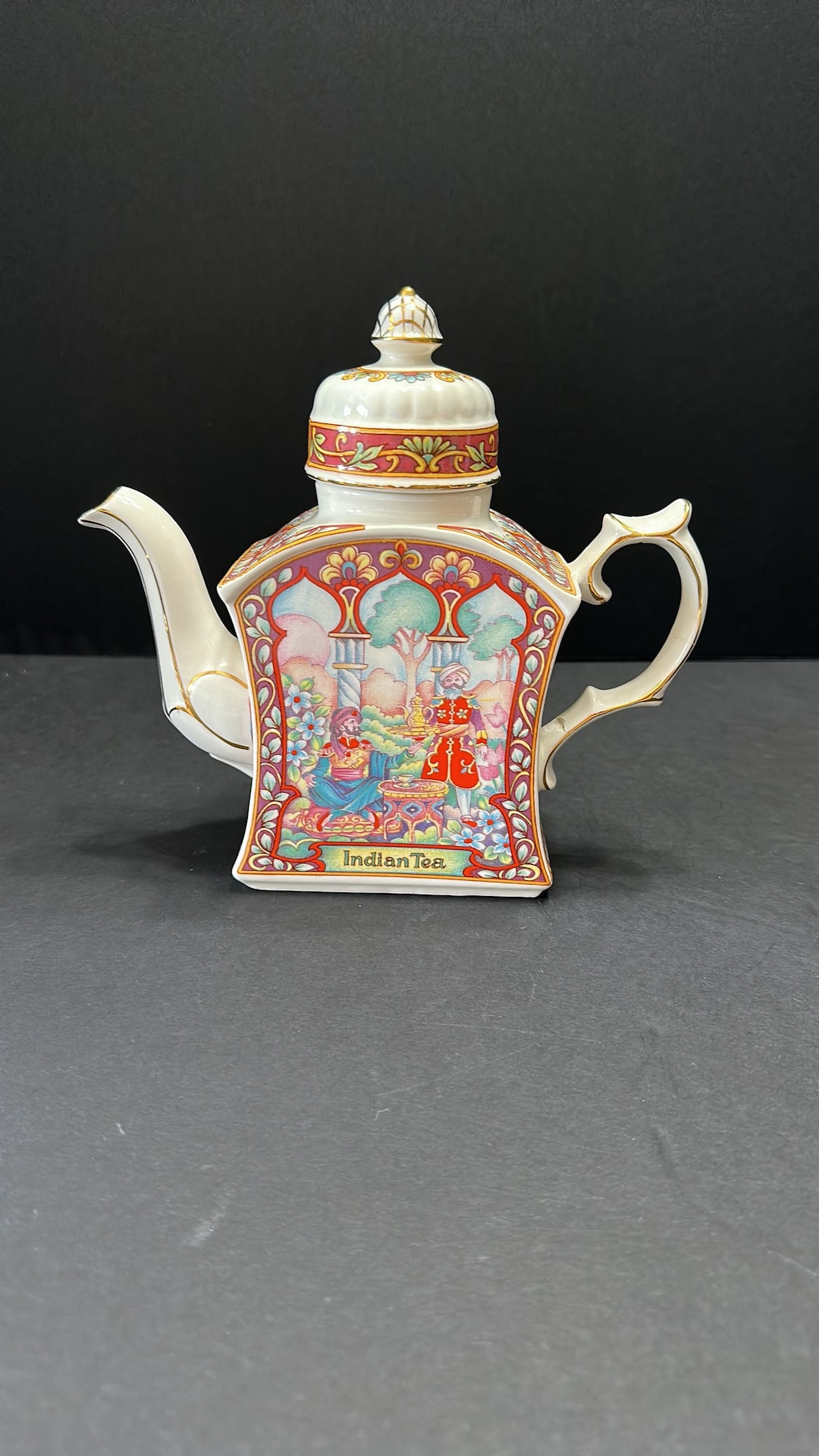 Sadler Teapot the World of Tea Collection Indian Tea Etsy