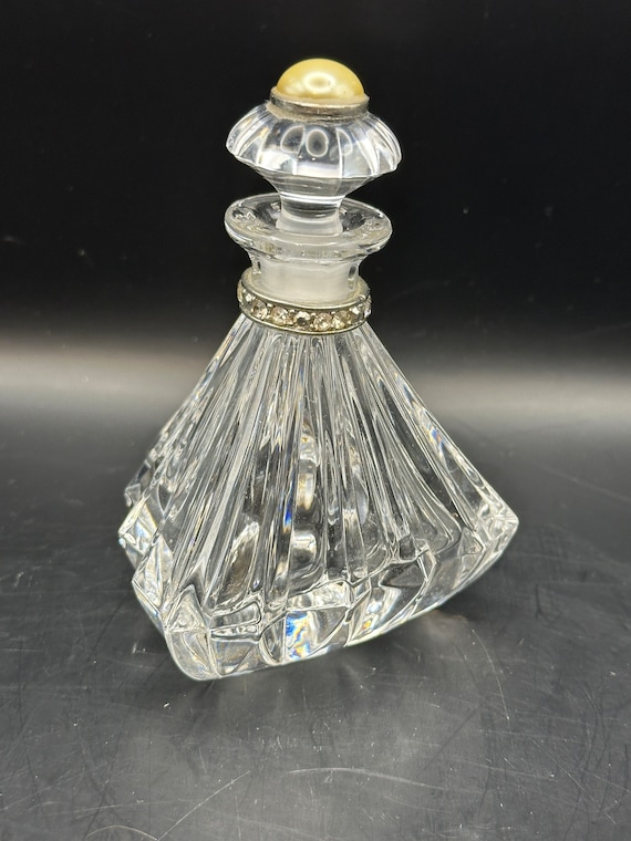 Perfume bottle Lennox crystal Pave Jewels Collect… - image 2