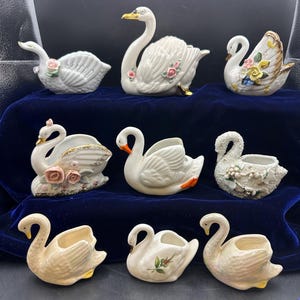 Dresden Swans - Etsy