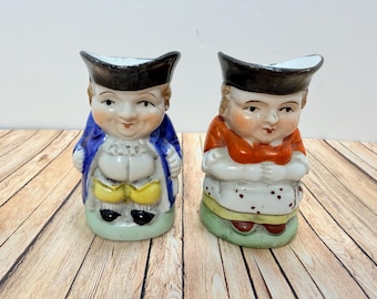 Colonial jug set man woman made in Japan colonial attire