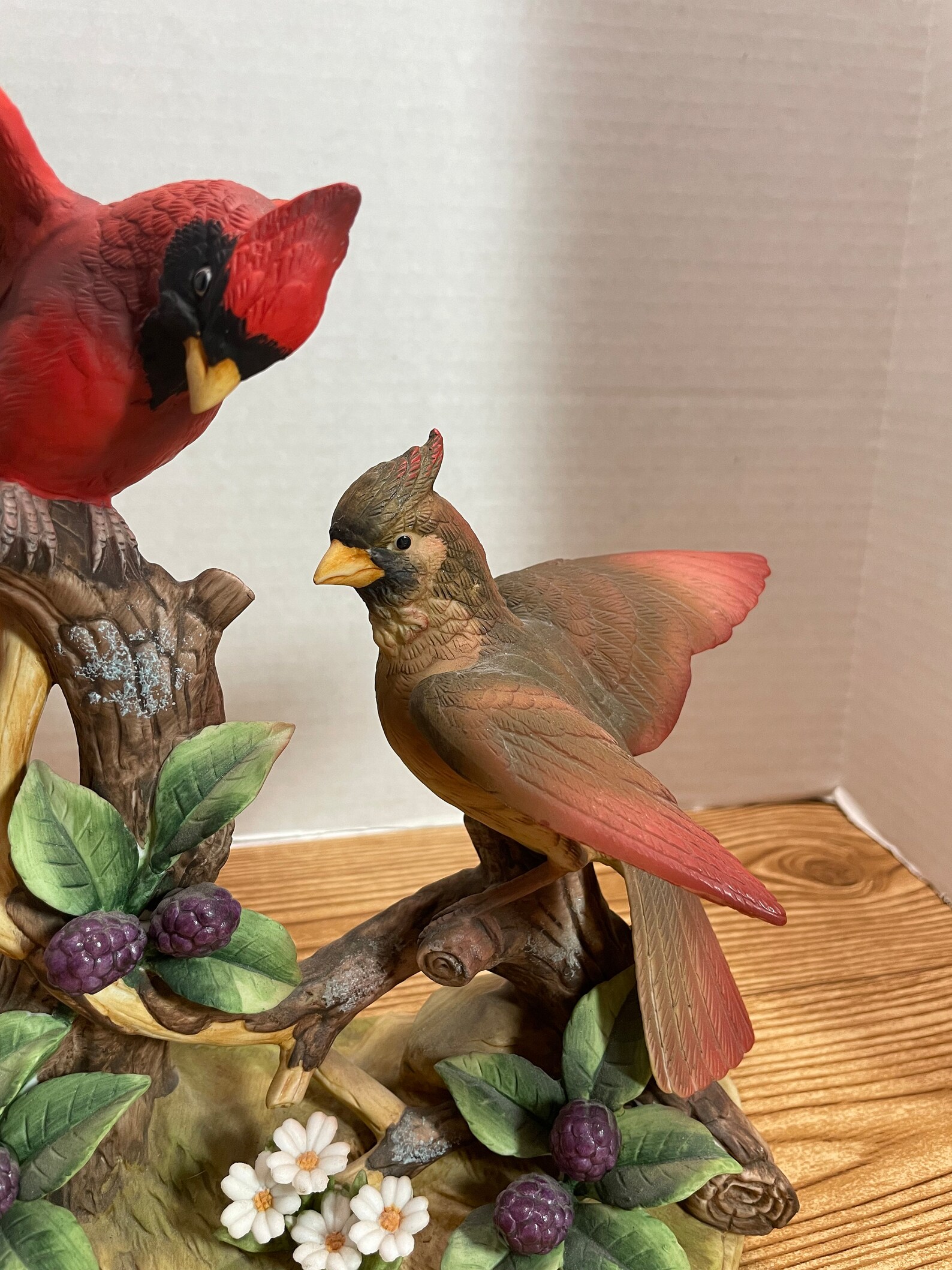 Male and Female Cardinal Figurine Andrea by Sadek Etsy