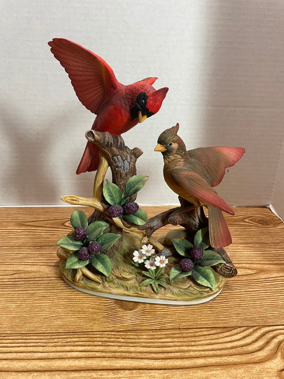 Male and Female Cardinal Figurine Andrea by Sadek Etsy