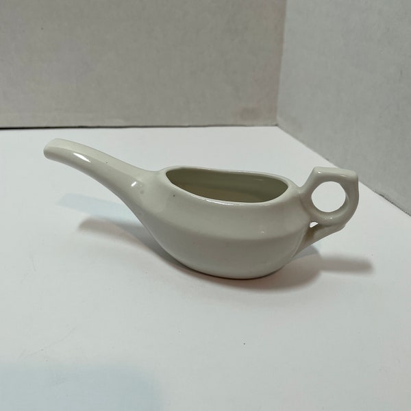 White porcelain invalid feeder made in Germany