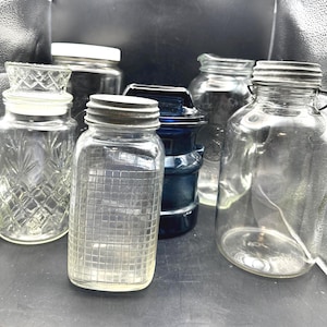 Assorted Glass Jars Jugs canning sweet tea your choice