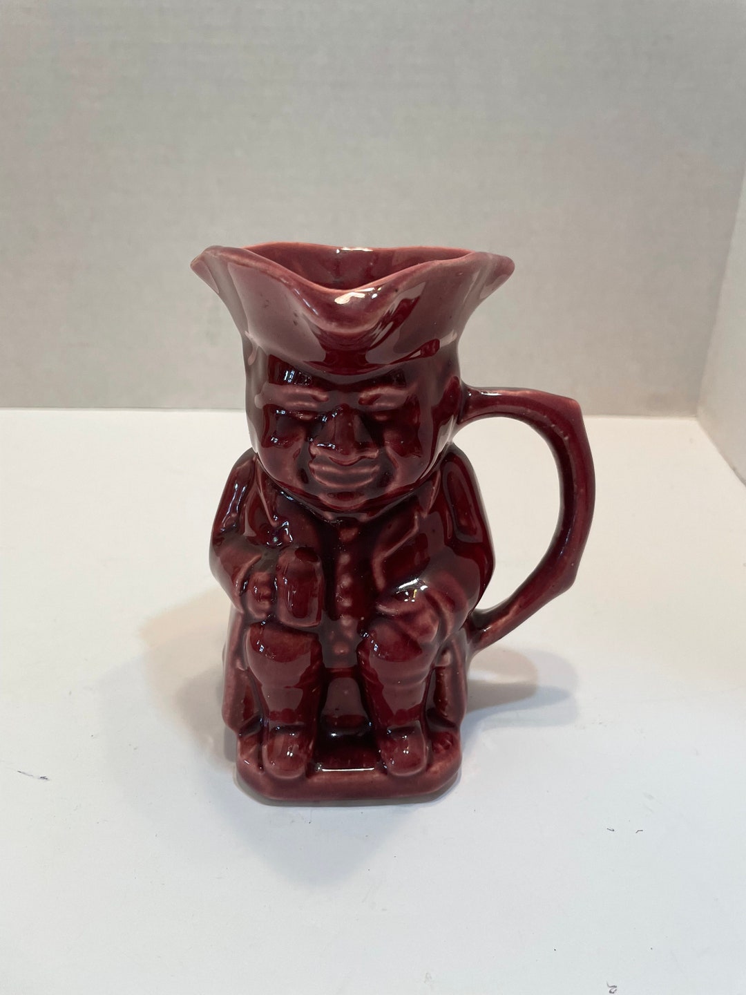 Toby Mug Vintage Bennington Style Toby Mug Colonial Man Etsy