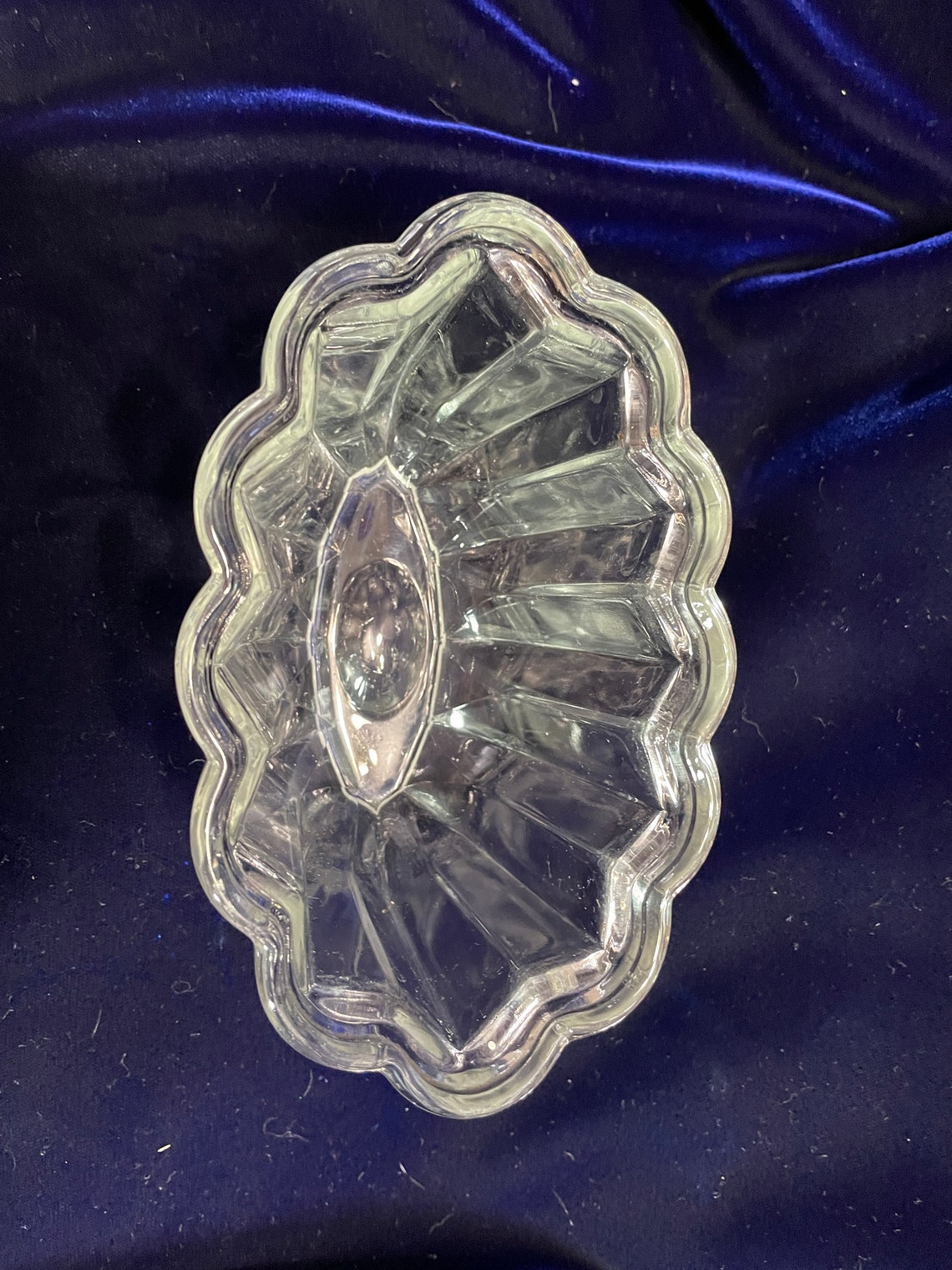 Vintage Glass Jelly Mold Etsy