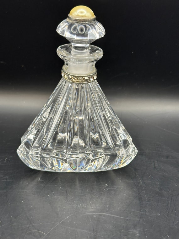 Perfume bottle Lennox crystal Pave Jewels Collect… - image 3