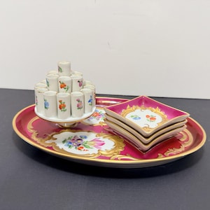 vintage cigarette holder and ashtrays Antique Porcelain Cigarette Holder