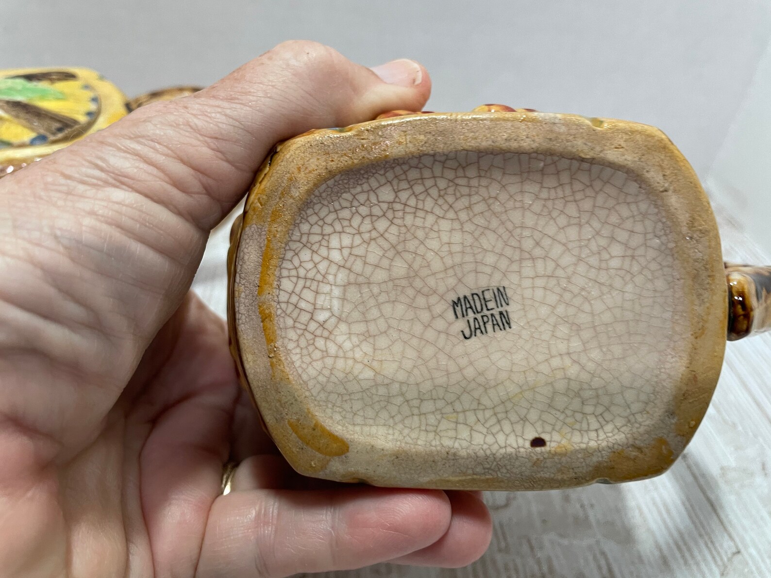 Sugar Creamer Japanese Majolica Ware Cottage Ware Vintage Etsy