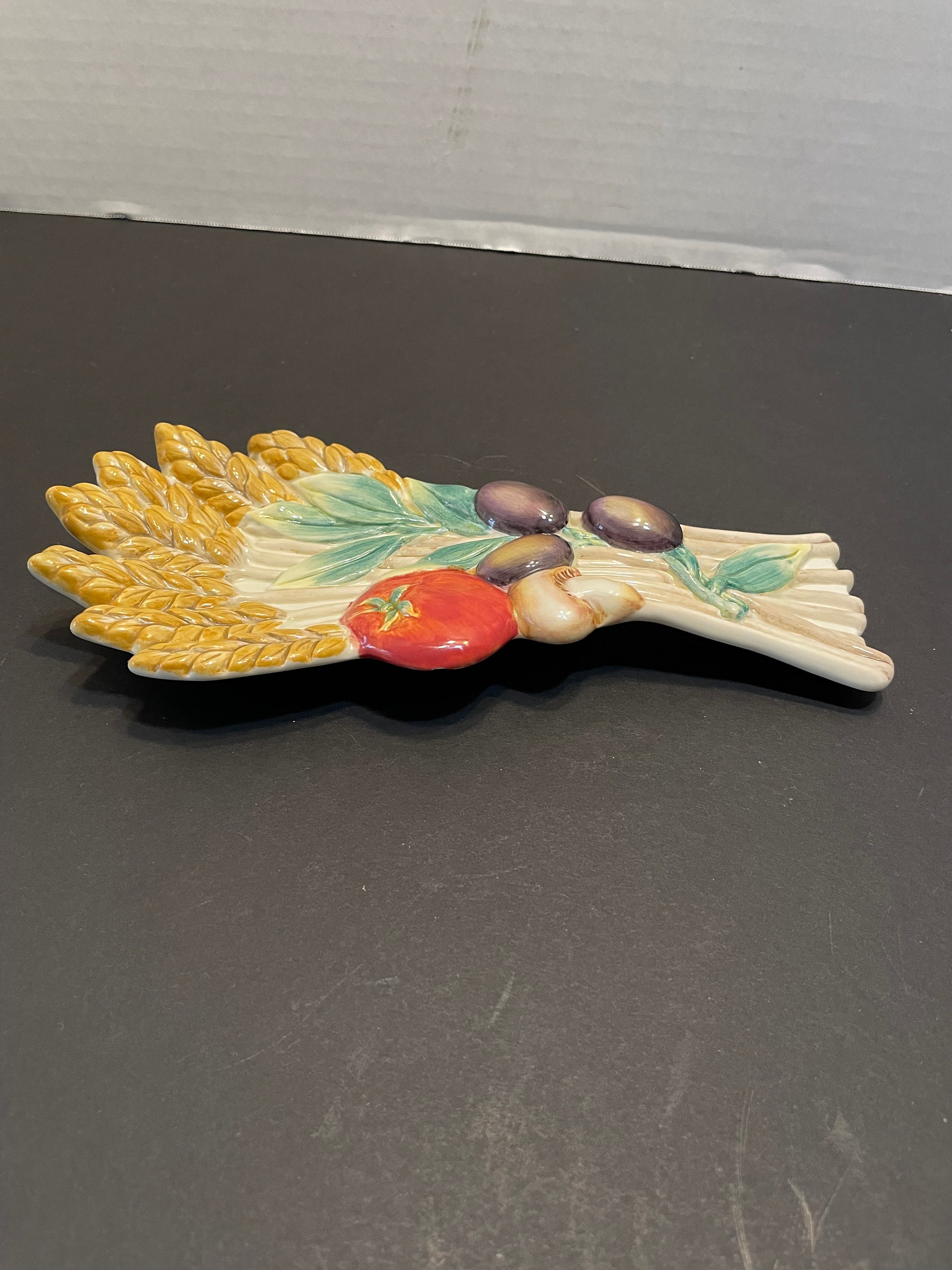 Fitz and Floyd Papa Paisano Spoon Rest Italian Chef Etsy