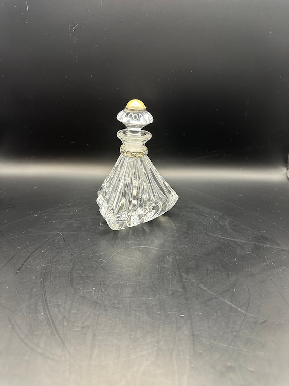 Perfume bottle Lennox crystal Pave Jewels Collect… - image 1