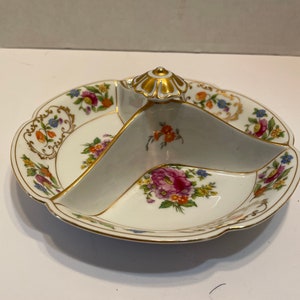 Serving Dish Nortaki China Japan Dresdena M marked 1931 3 side serving dish
