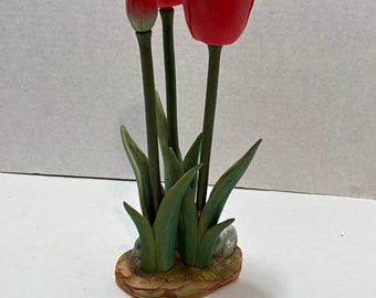 Andrea Sadek red tulips 4 pieces flame tulip