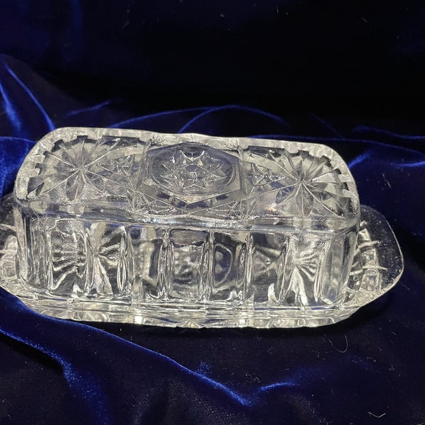 Glass Butter Dish Etsy