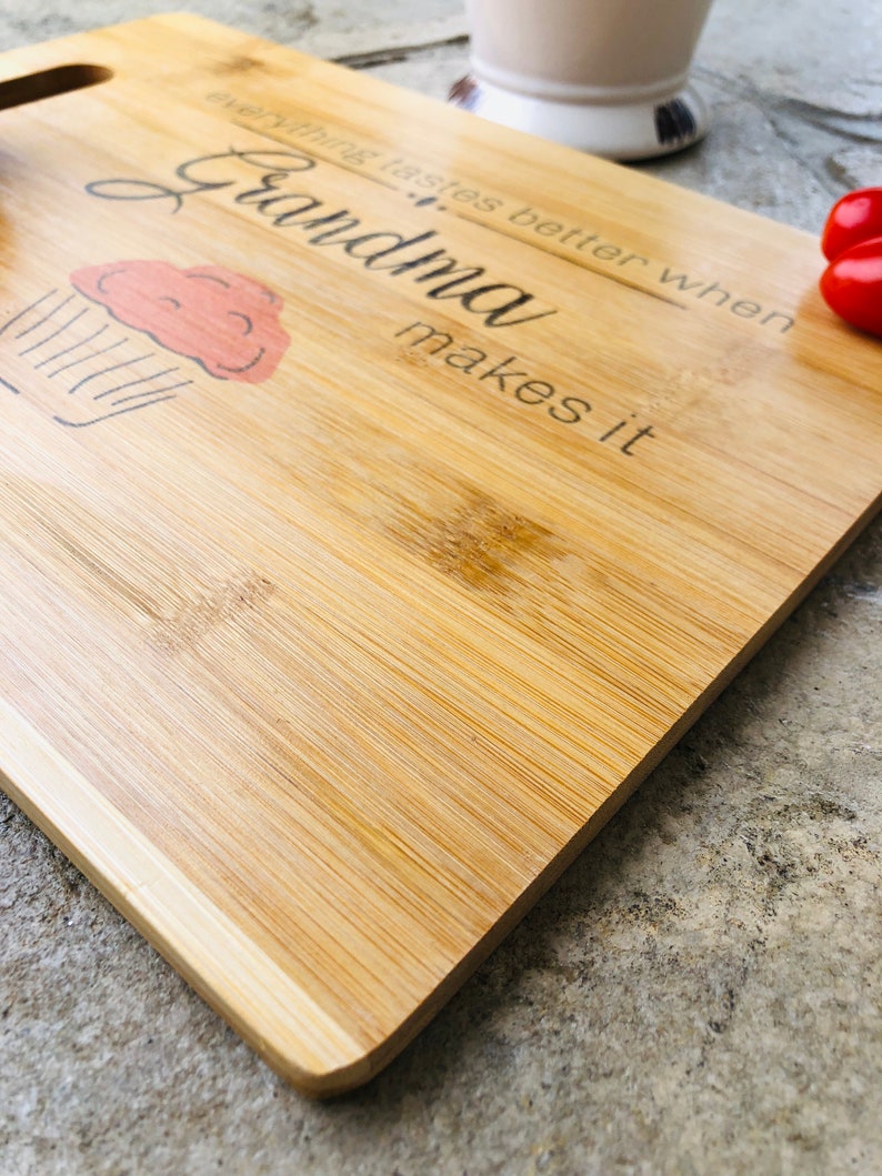 Unique Personalized Bamboo Cutting Board