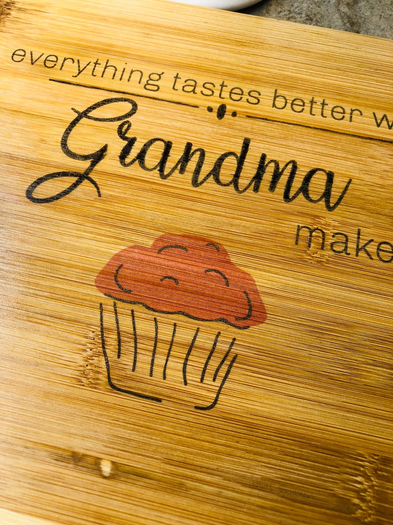 Unique Personalized Bamboo Cutting Board