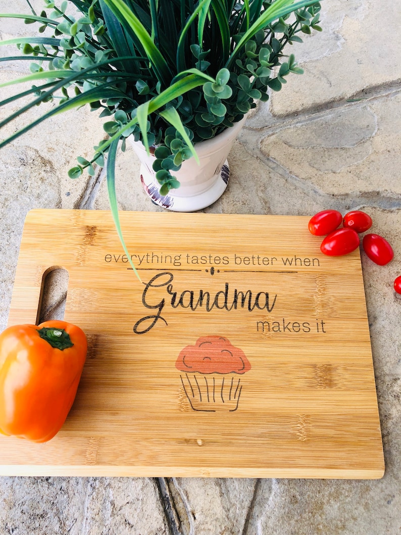 Unique Personalized Bamboo Cutting Board