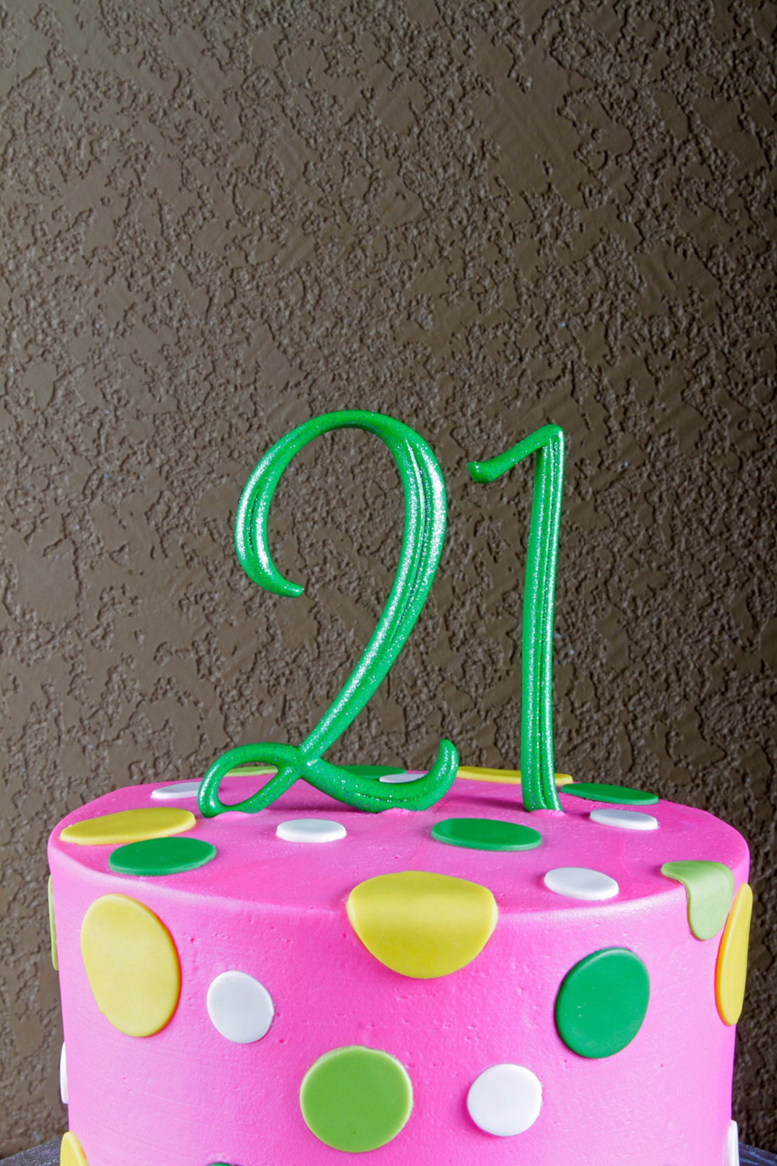 Monogram Number 21 Cake Topper by Elegant Cakery | Etsy