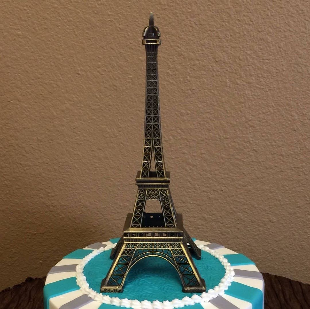 Eiffel Tower Cake Topper, Model, Figurine, Decorations Etsy