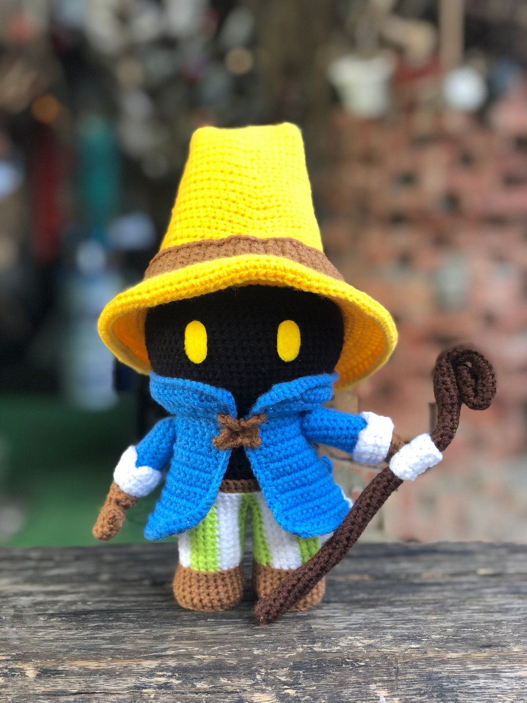 Fantasy Magician Crochet Pattern, Video Game Amigurumi, Tutorial