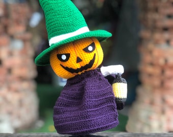 Flying Halloween Fantasy Crochet Pattern, Video Game Amigurumi, Tutorial PDF File by Chonkarumi