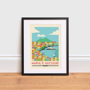 Stampa di Napoli - Poster dell'Italia/Poster di viaggio