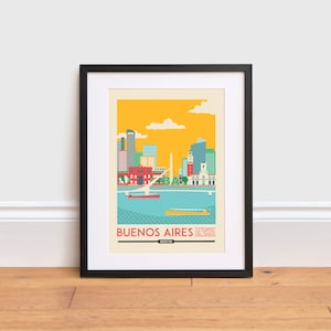 Buenos Aires Print - Buenos Aires Poster - Argentina Poster | Travel Poster