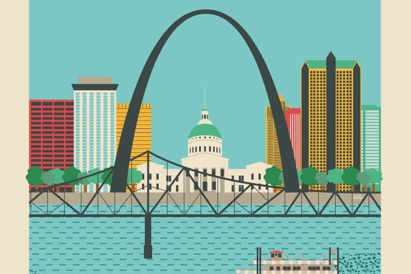 Saint Louis Print Saint Louis Poster Saint Louis Wall Art - Etsy