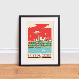 Bristol Print - Cartel de Inglaterra / Cartel de viaje