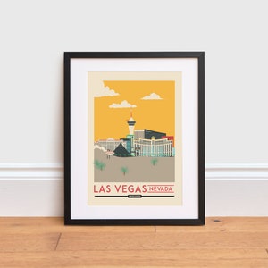 Impresión de Las Vegas - Cartel de Nevada / Cartel de viaje