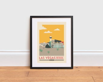 Las Vegas Print - Nevada Poster | Travel Poster