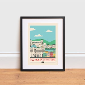 Stampa di Roma - Poster di Roma - Poster dell'Italia / Poster di viaggio