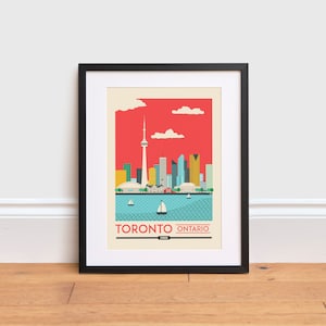 Impresión de Toronto - Cartel de Canadá / Cartel de viaje