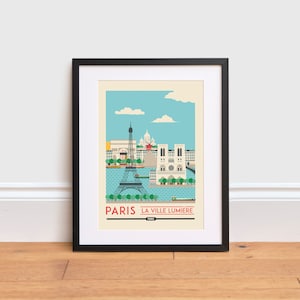 Impresión de París - Póster de Francia / Póster de viaje